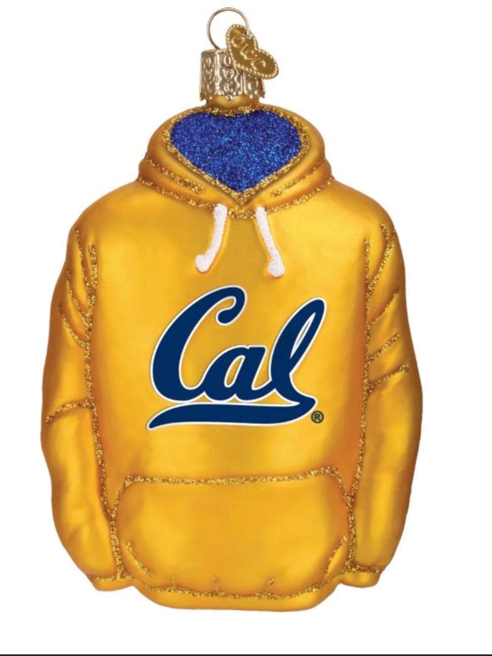 Old World Christmas Cal sweatshirt Hoodie Ornament